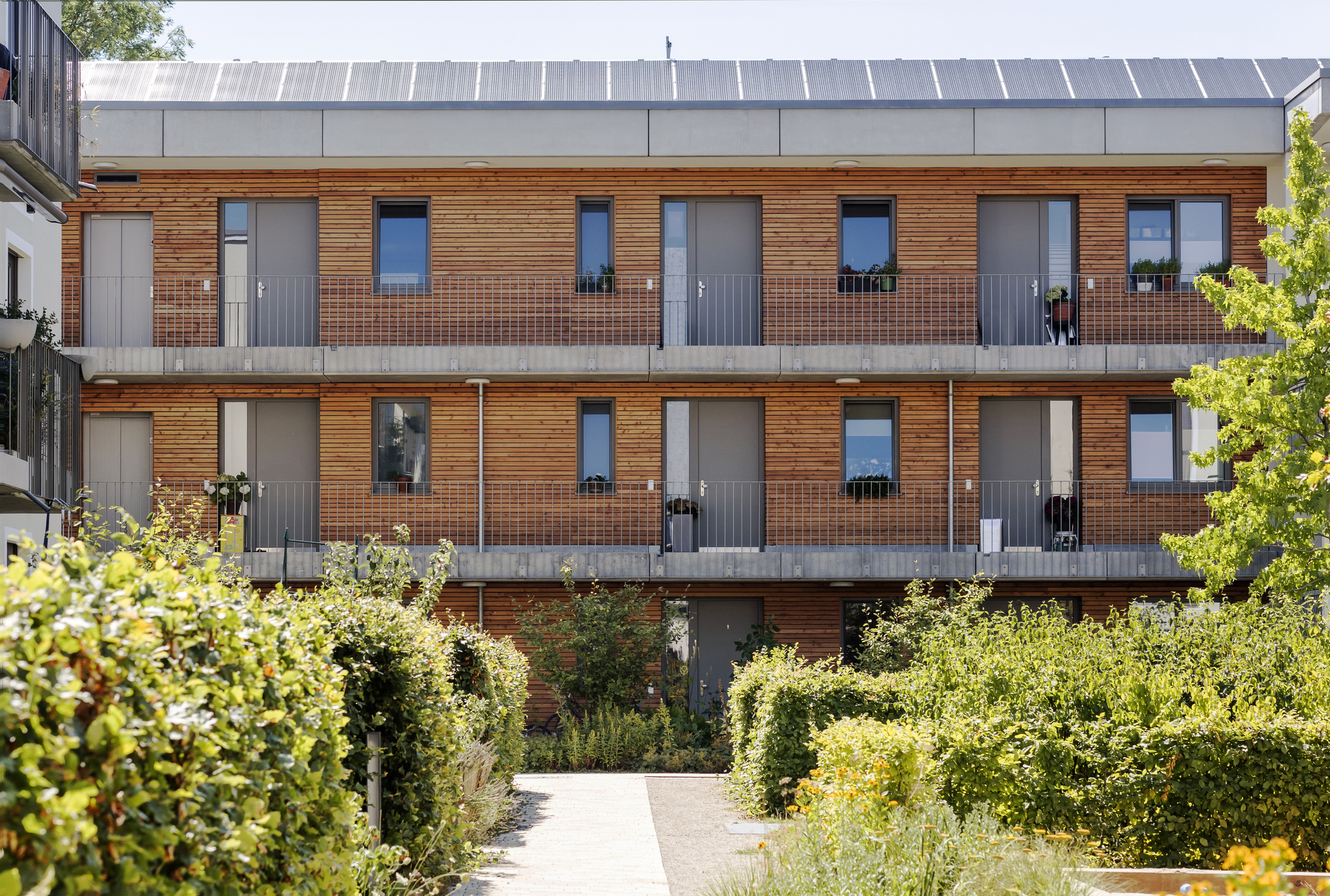 Mehrfamilienhaus mit Solaranlage für Zusammenschluss zum Eigenverbrauch